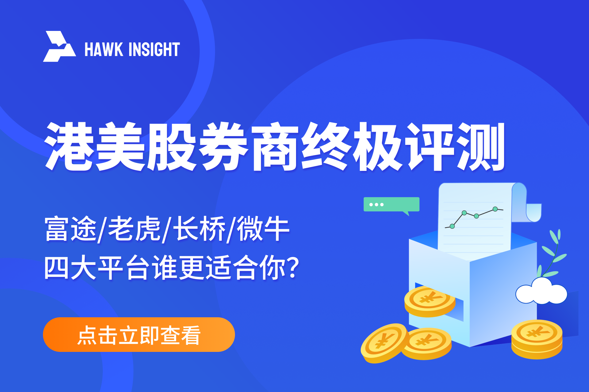 港美股券商终极评测：富途/老虎/长桥/微牛四大平台谁更适合你？​